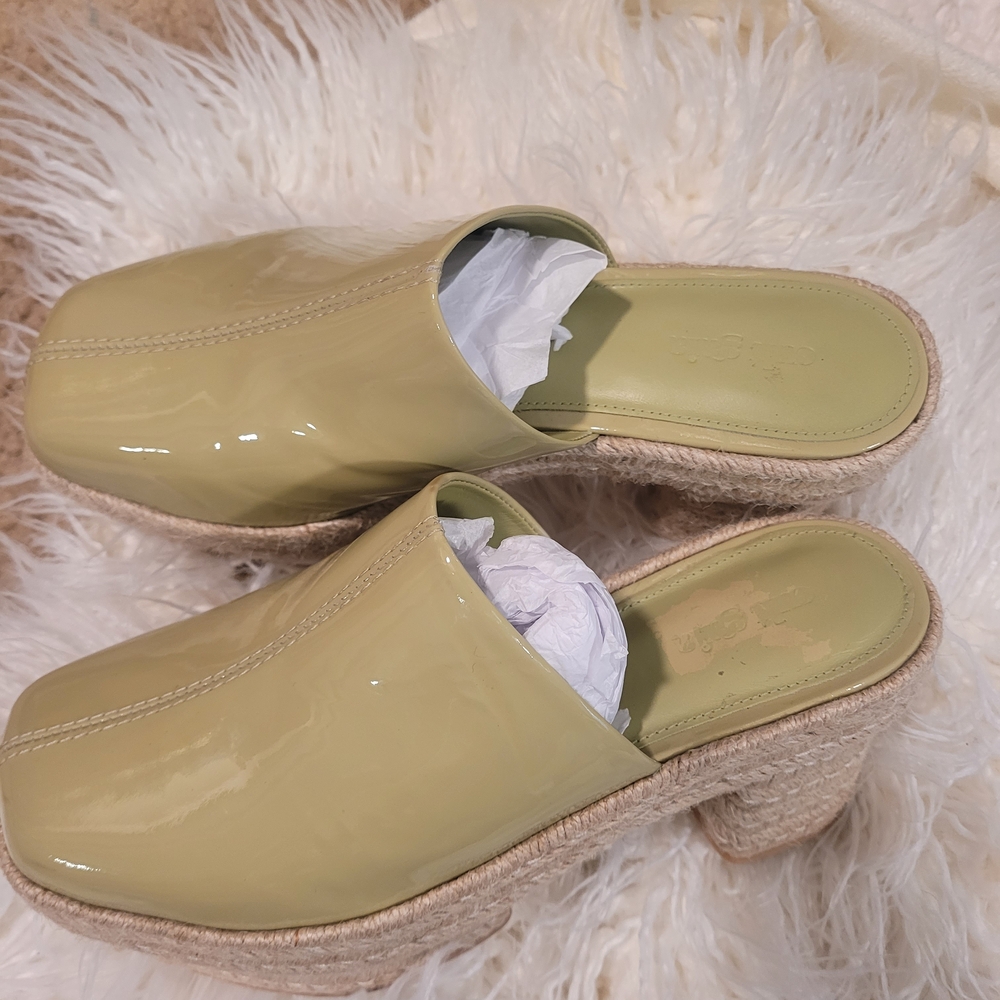 Stylish Women's Slip-On Mules in Olive Green